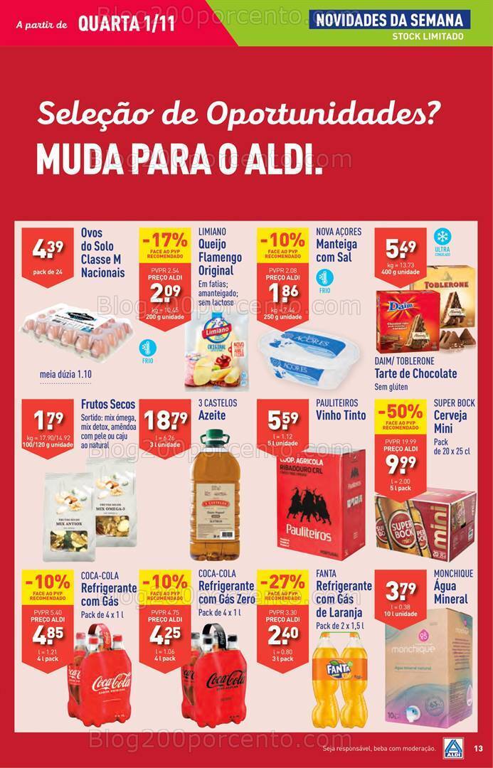 Antevisão Folheto ALDI  Promoções de 1 a 7 novembro