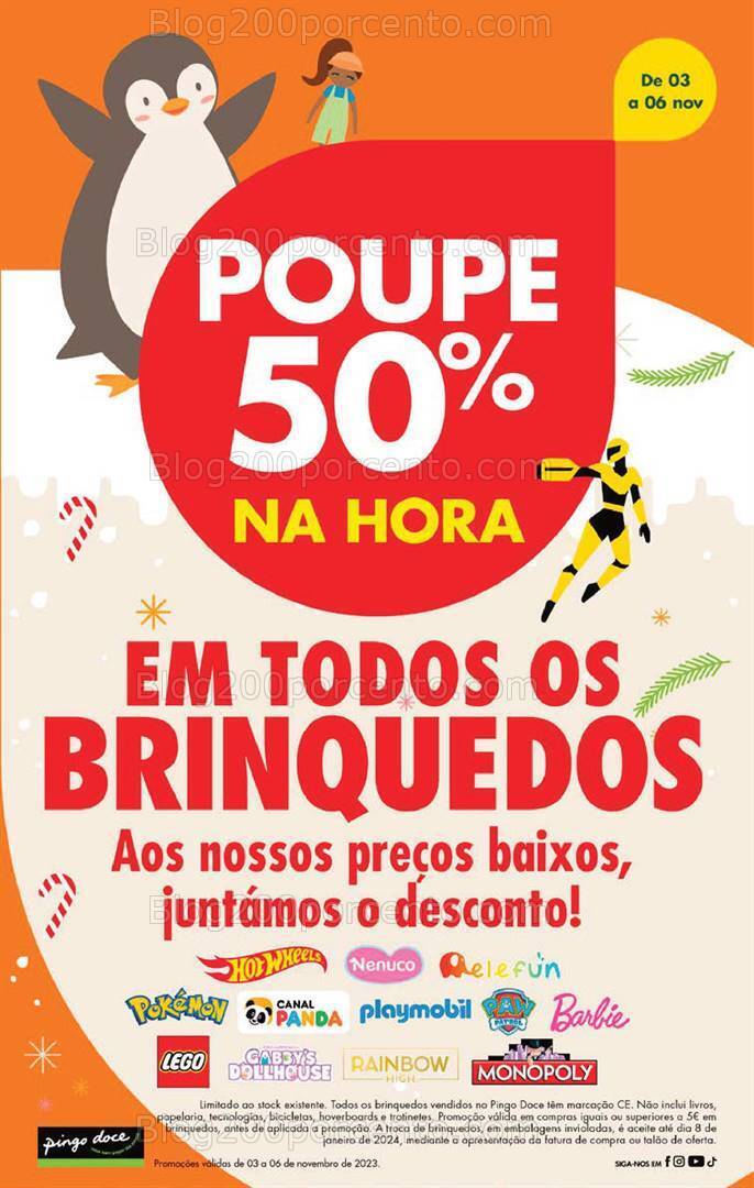 ALERTA - 50% de desconto PINGO DOCE Promoções Fim de Semana - 3 a 6 novembro