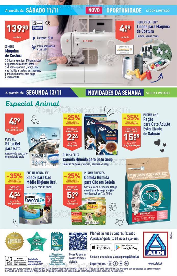 Antevisão Folheto ALDI Promoções de 8 a 14 novembro