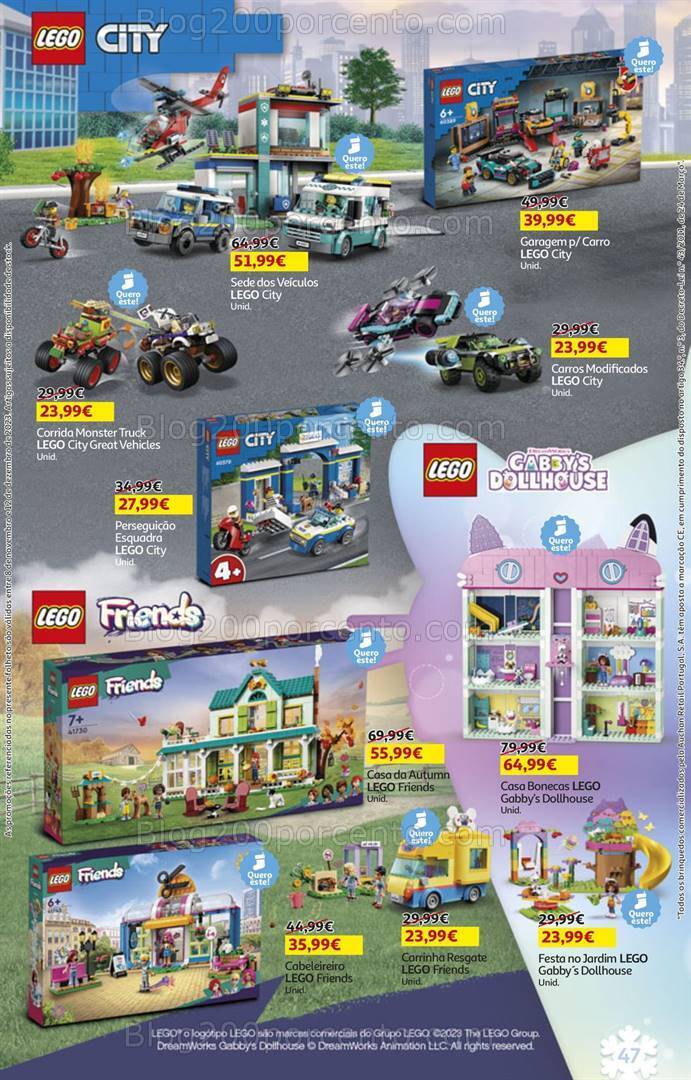 Antevisão Folheto AUCHAN Brinquedos de Natal 8 novembro a 12 dezembro