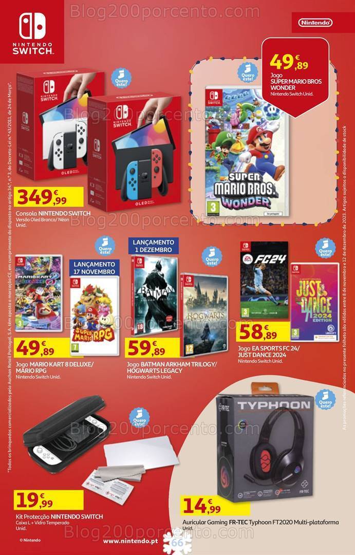 Antevisão Folheto AUCHAN Brinquedos de Natal 8 novembro a 12 dezembro