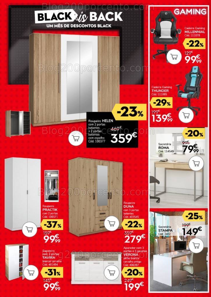 Antevisão Folheto CONFORAMA Black Friday Promoções de 2 a 21 novembro