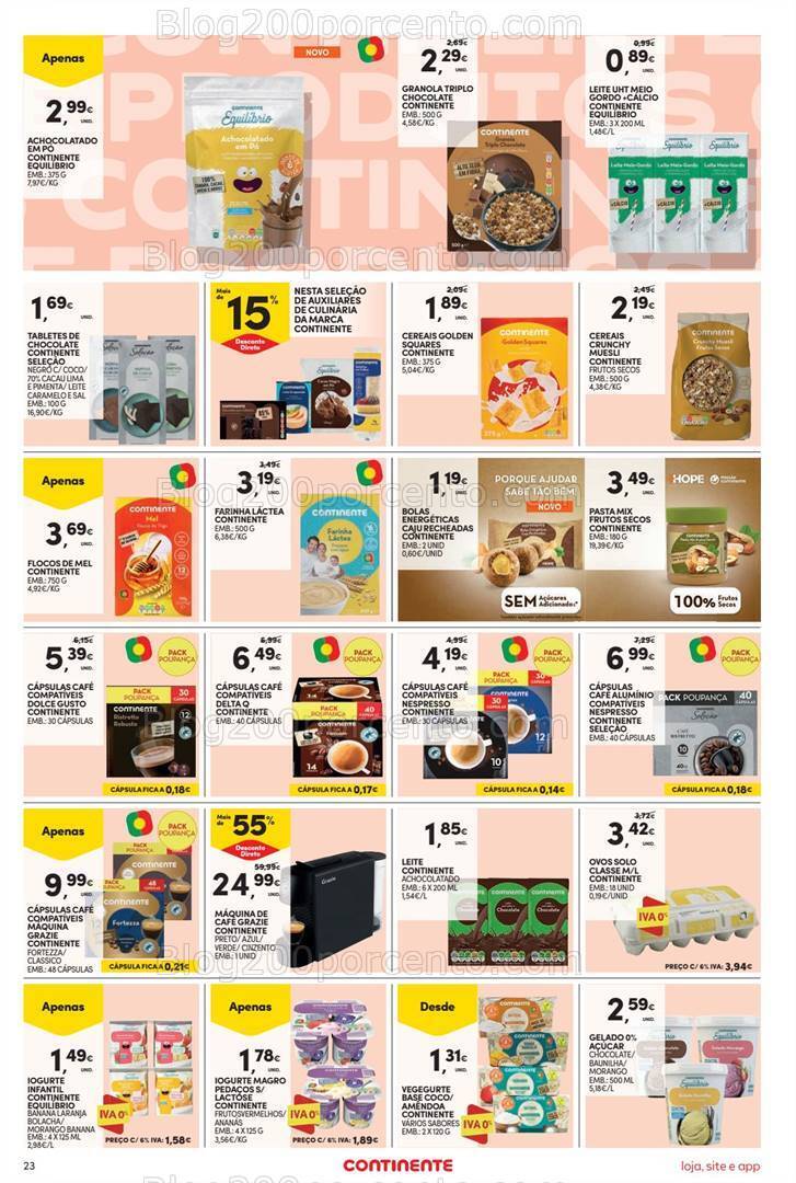 Antevisão Folheto CONTINENTE Promoções de 31 outubro a 6 novembro