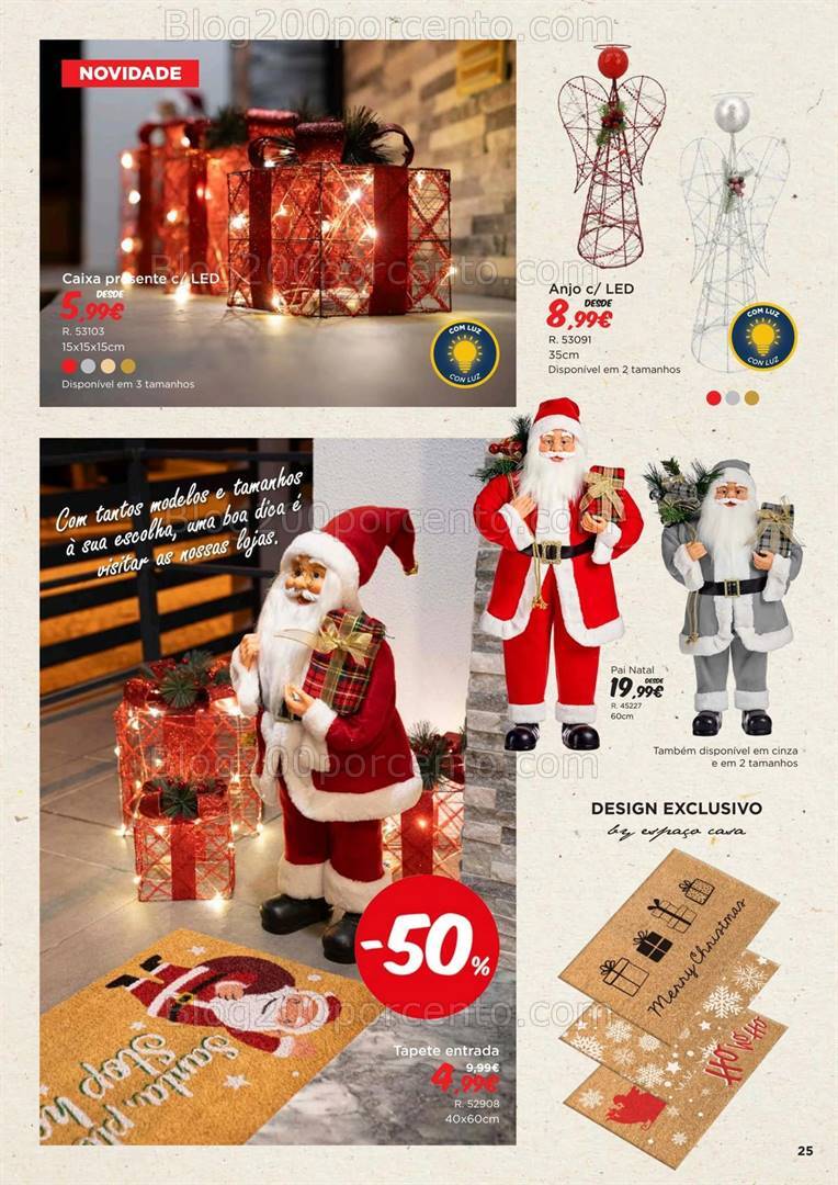 Antevisão Folheto ESPAÇO CASA Natal Promoções até 31 dezembro