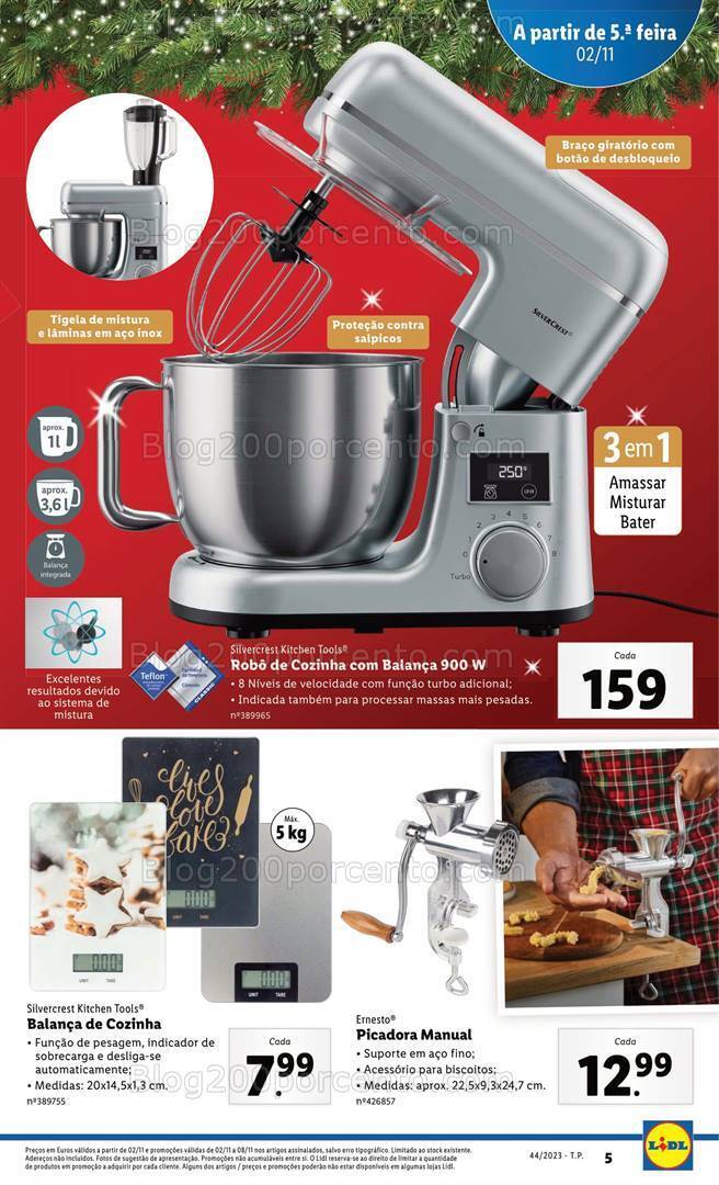 Antevisão Folheto LIDL Natal Promoções de 2 a 8 novembro