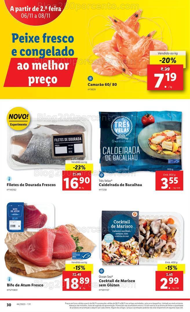 Antevisão Folheto LIDL Promoções de 6 a 8 novembro