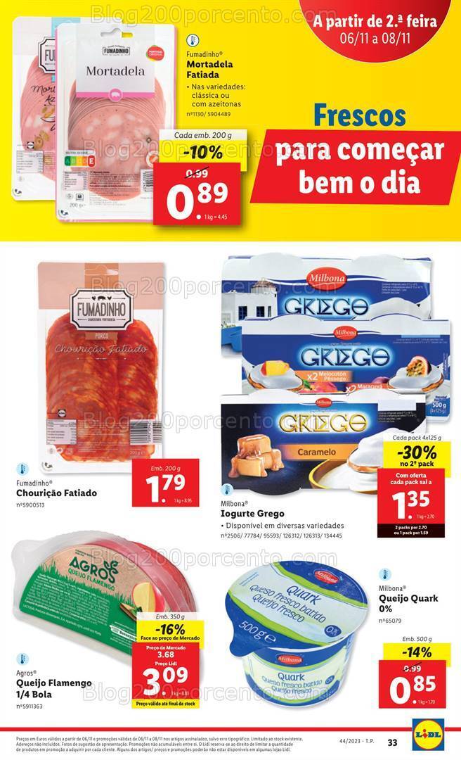 Antevisão Folheto LIDL Promoções de 6 a 8 novembro