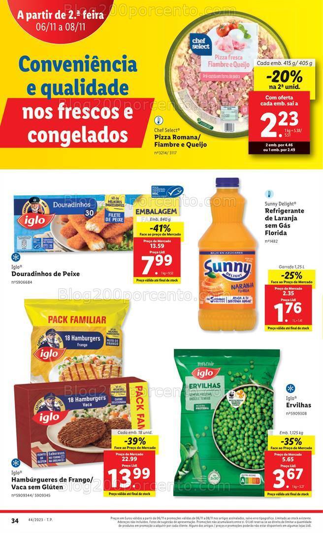 Antevisão Folheto LIDL Promoções de 6 a 8 novembro