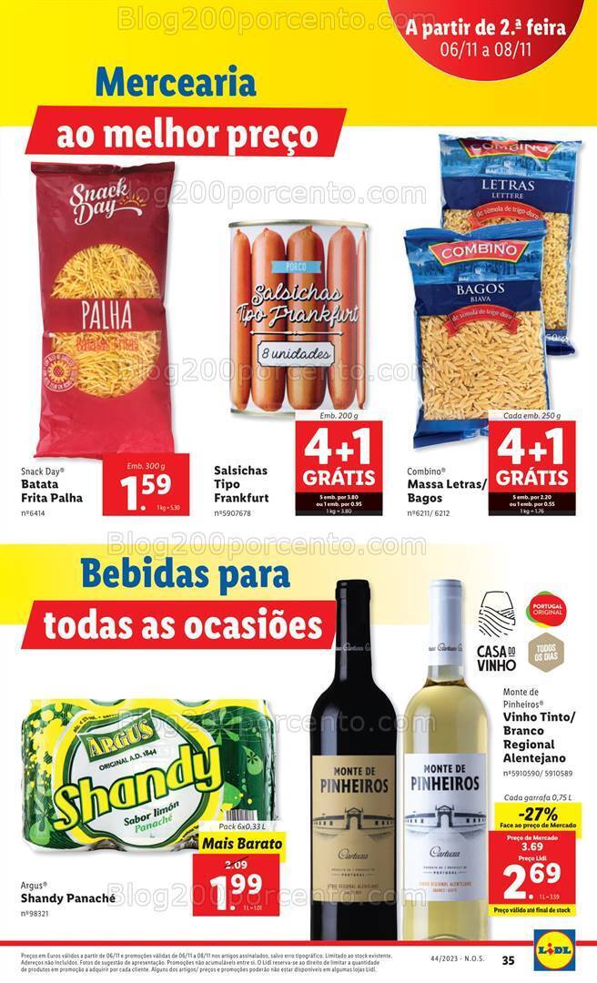 Antevisão Folheto LIDL Promoções de 6 a 8 novembro