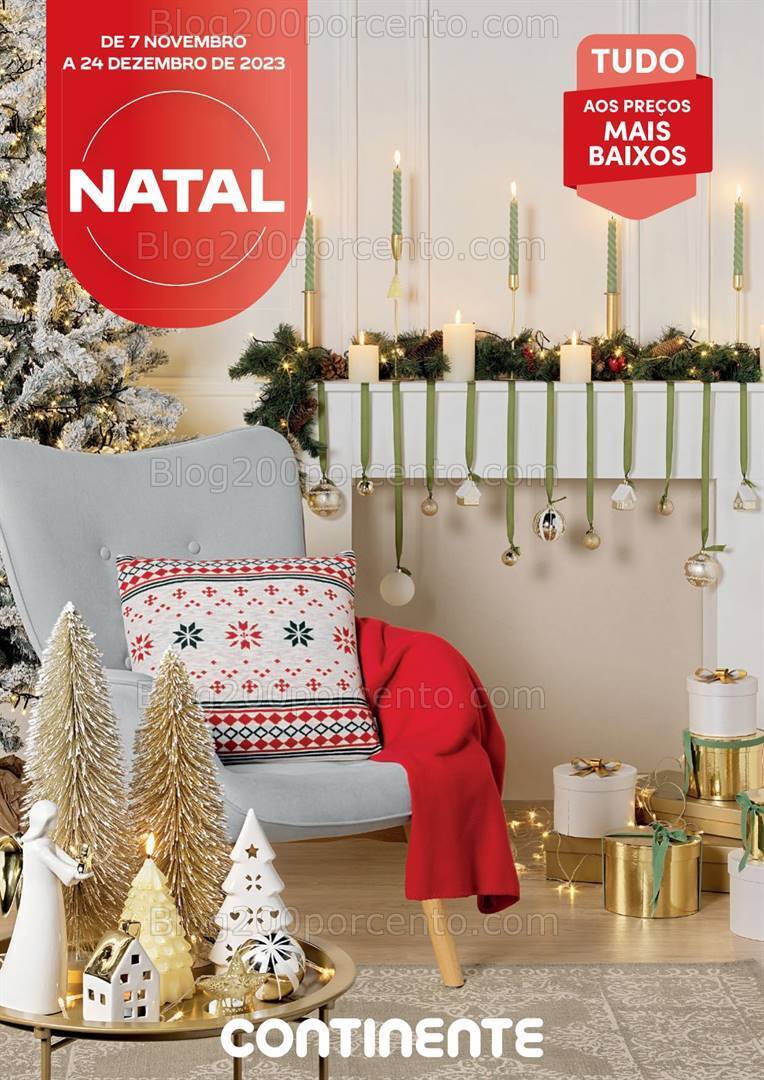 Antevisão Folheto CONTINENTE Natal Promoções de 7 novembro a 24 dezembro