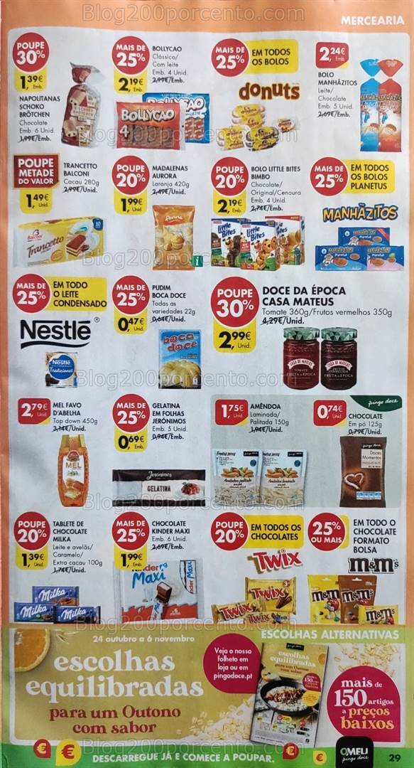 Antevisão Folheto PINGO DOCE Promoções de 31 outubro a 6 novembro
