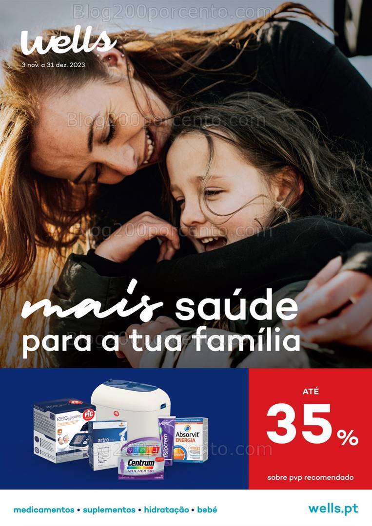 Antevisão Folheto WELLS Inverno Promoções de 3 novembro a 31 dezembro