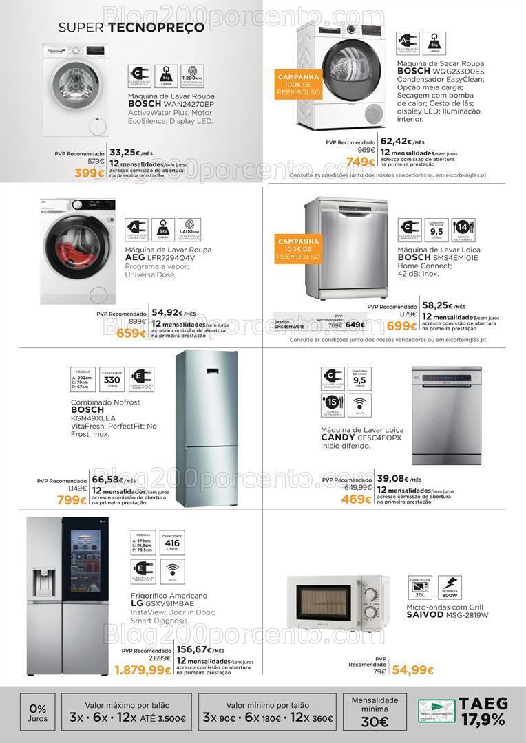 Antevisão Folheto EL CORTE INGLÉS Countdown Black Friday Promoções de 13 a 19 novembro