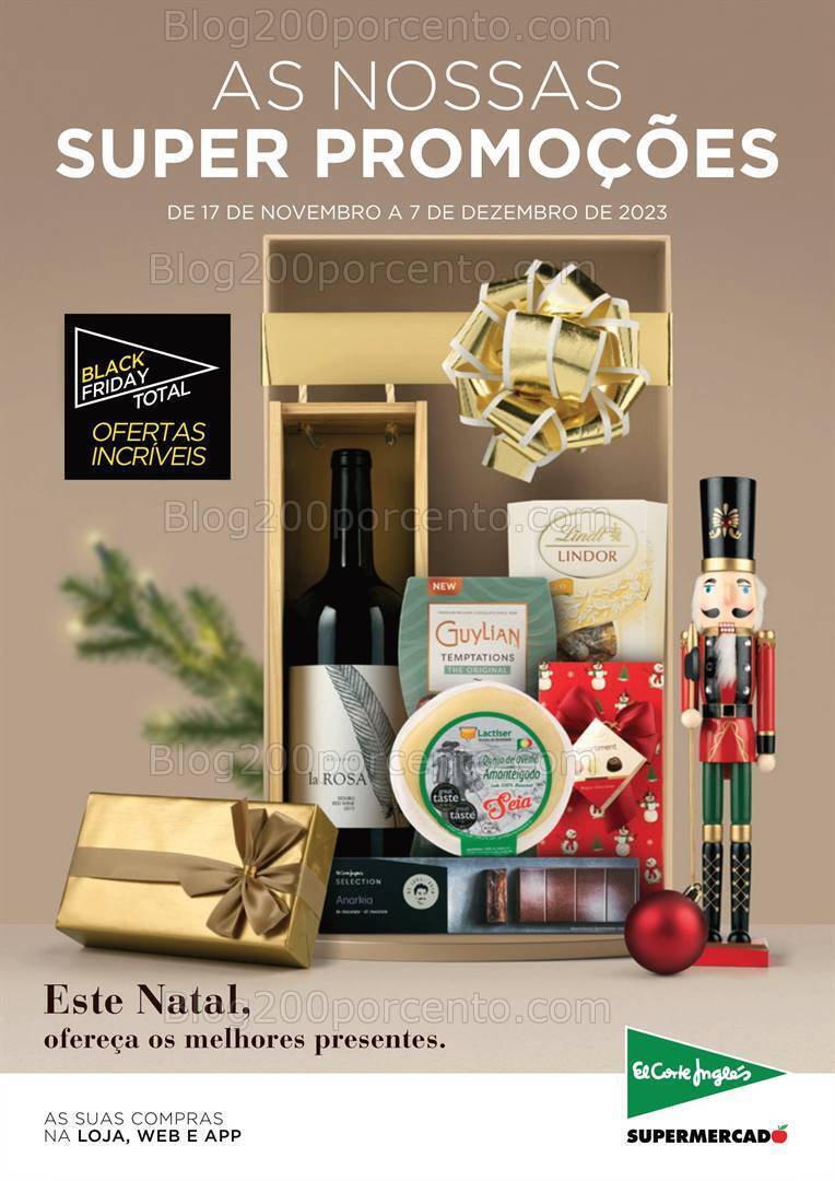 Antevisão Folheto EL CORTE INGLÉS Promoções de 17 novembro a 7 dezembro