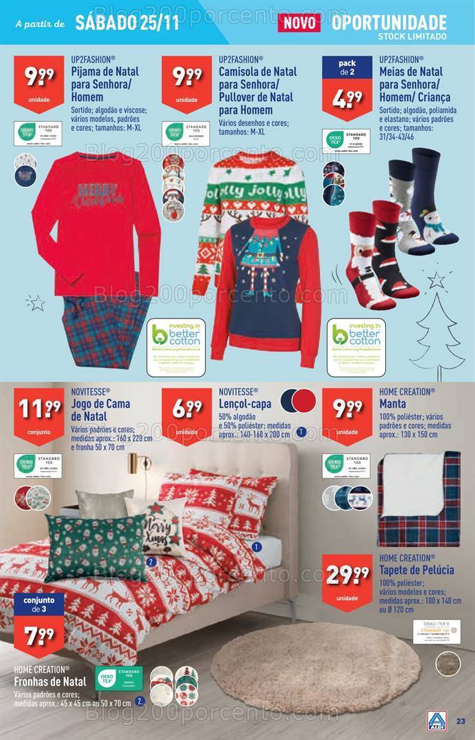 Antevisão Folheto ALDI Promoções de 22 a 28 novembro