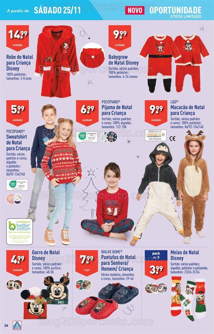 Antevisão Folheto ALDI Promoções de 22 a 28 novembro