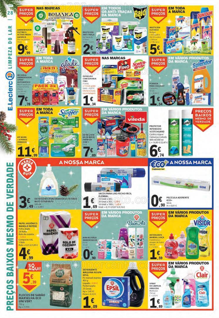 Antevisão Folheto E-LECLERC Promoções de 16 a 22 novembro