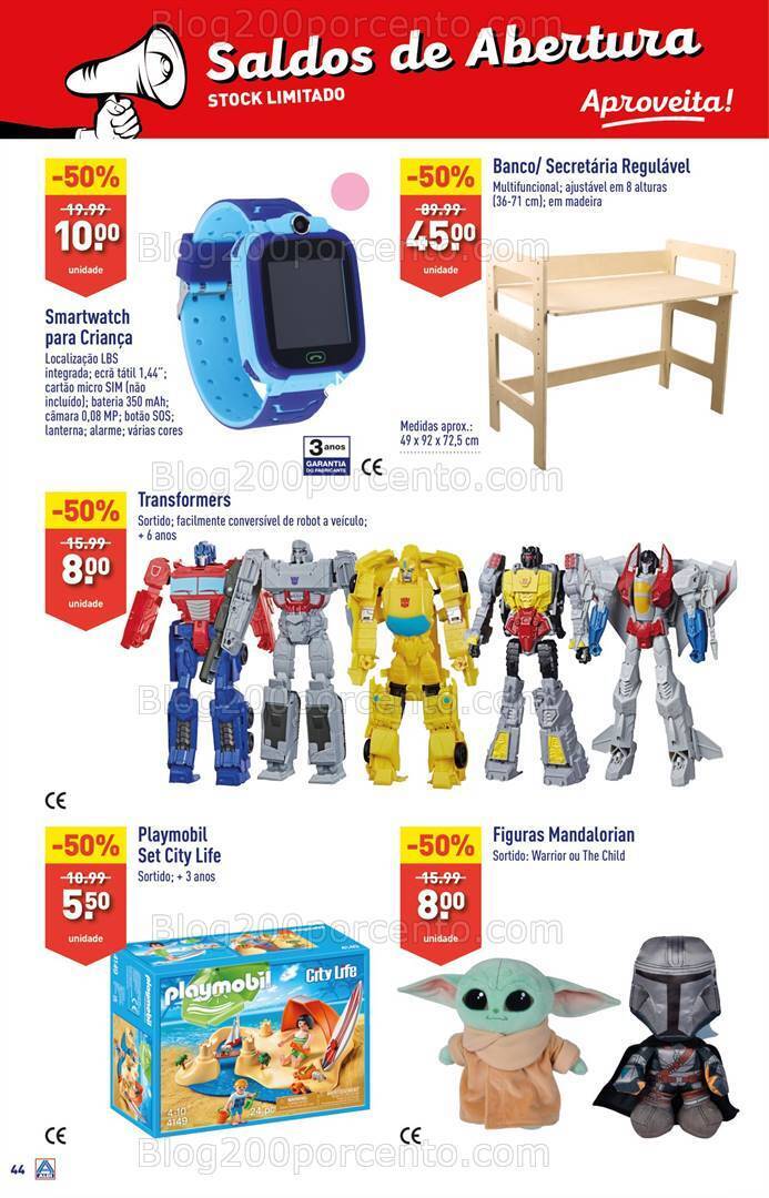 Antevisão Folheto ALDI Saldos de Abertura - Grândola Promoções de 15 a 21 novembro