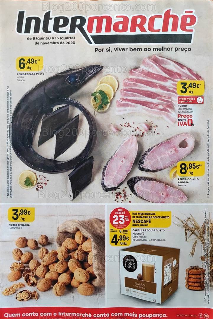 Antevisão Folheto INTERMARCHÉ Promoções de 9 a 15 novembro