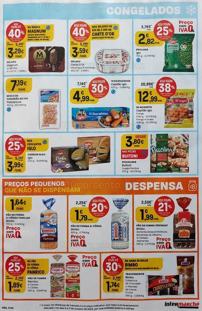 Antevisão Folheto INTERMARCHÉ Promoções de 9 a 15 novembro