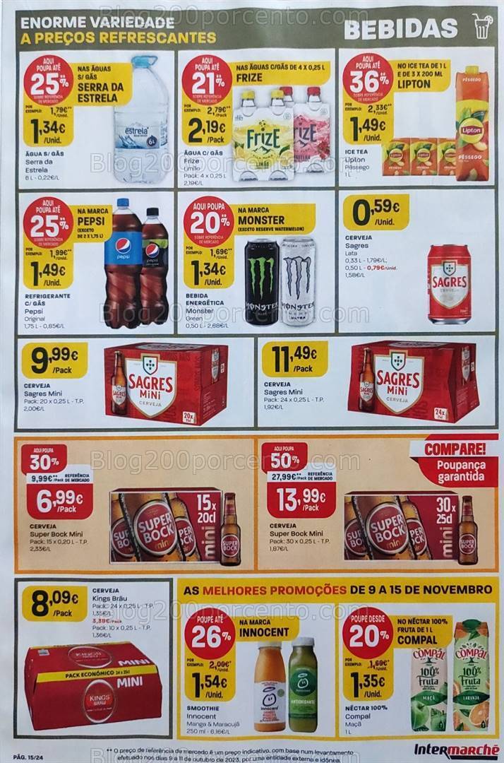 Antevisão Folheto INTERMARCHÉ Promoções de 9 a 15 novembro