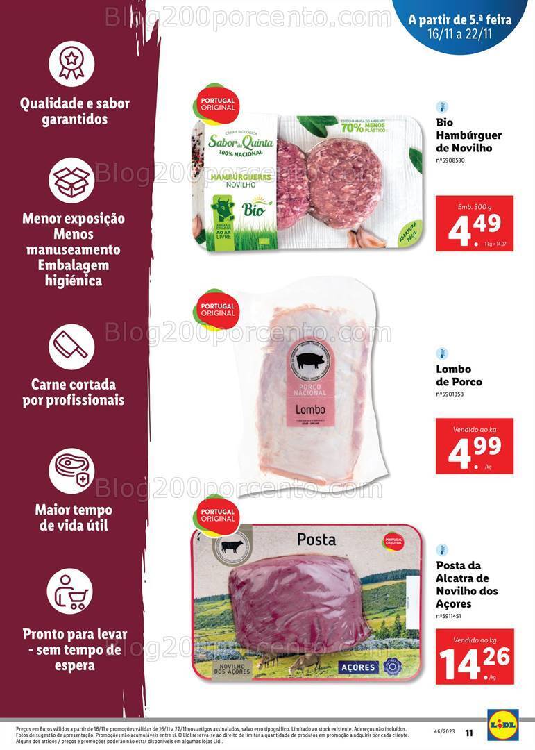 Antevisão Folheto LIDL Aberturas Promoções de 16 a 22 novembro