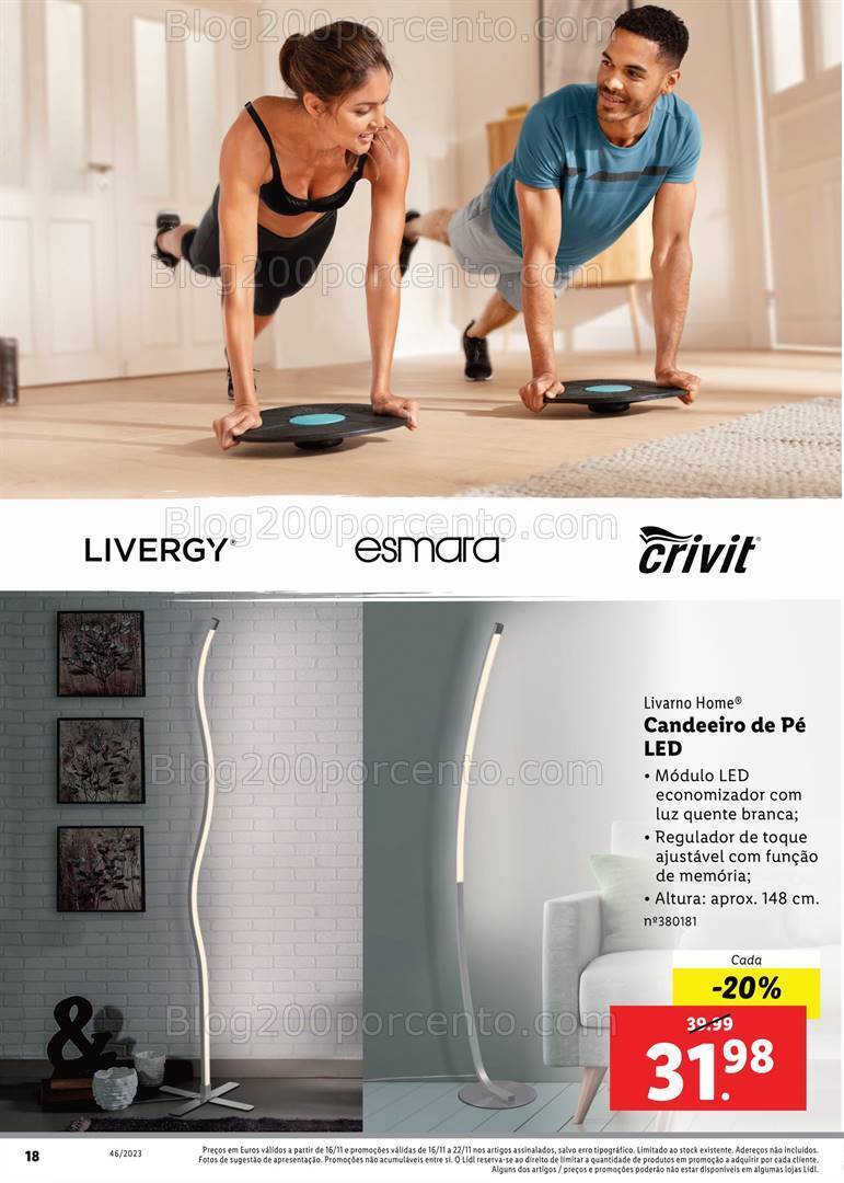 Antevisão Folheto LIDL Aberturas Promoções de 16 a 22 novembro
