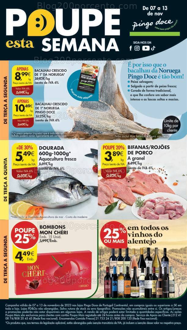 Antevisão Folheto PINGO DOCE Madeira Promoções de 7 a 13 novembro