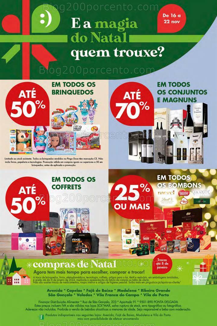 Antevisão Folheto PINGO DOCE Açores Promoções de 16 a 22 novembro