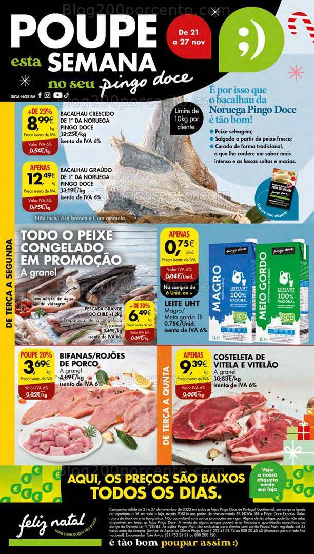 Antevisão Folheto PINGO DOCE Lojas Pequenas Promoções de 21 a 27 novembro