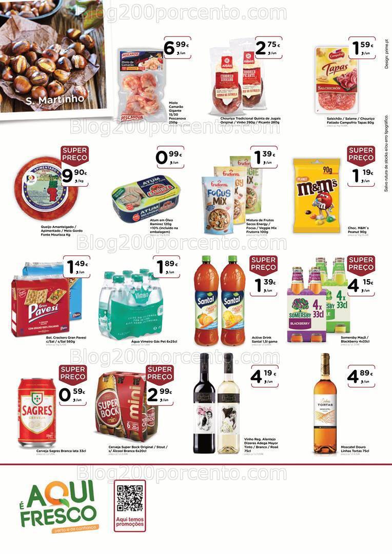 Antevisão Folheto AQUI É FRESCO Promoções até 19 novembro