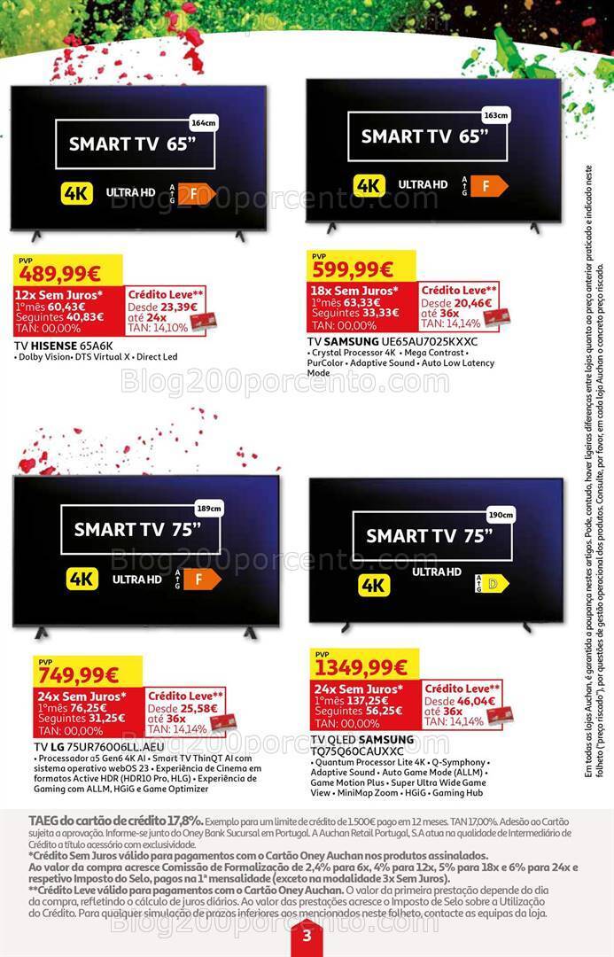 Antevisão Folheto AUCHAN Black Friday Promoções de 10 a 19 novembro