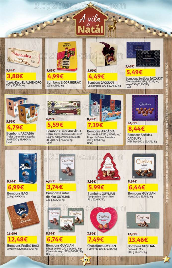 Antevisão Folheto AUCHAN Presentes de Natal + Promoções de 21 novembro a 6 dezembro