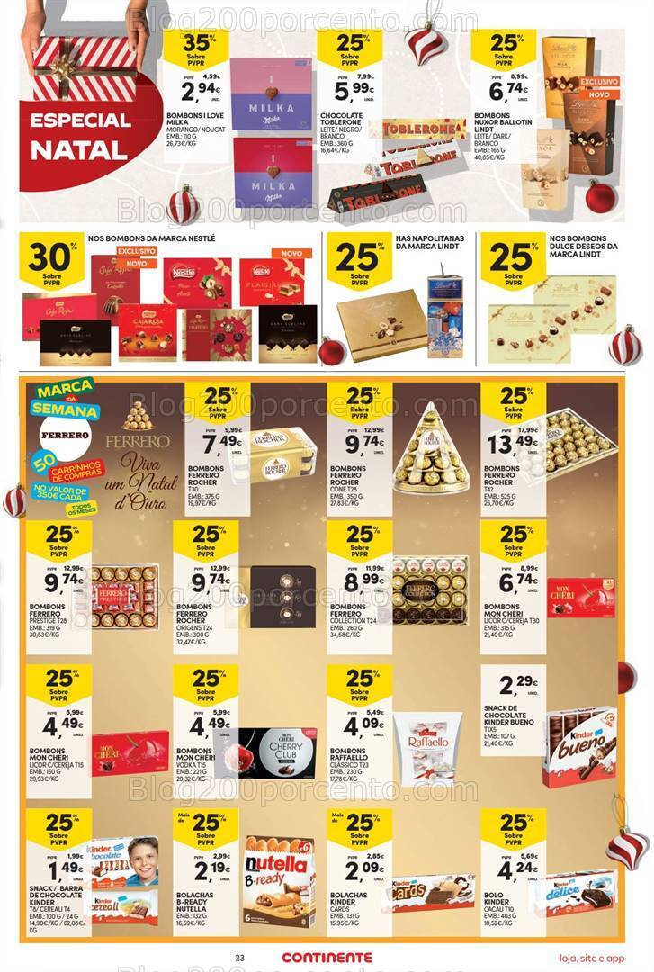 Antevisão Folheto CONTINENTE Promoções de 21 a 27 novembro