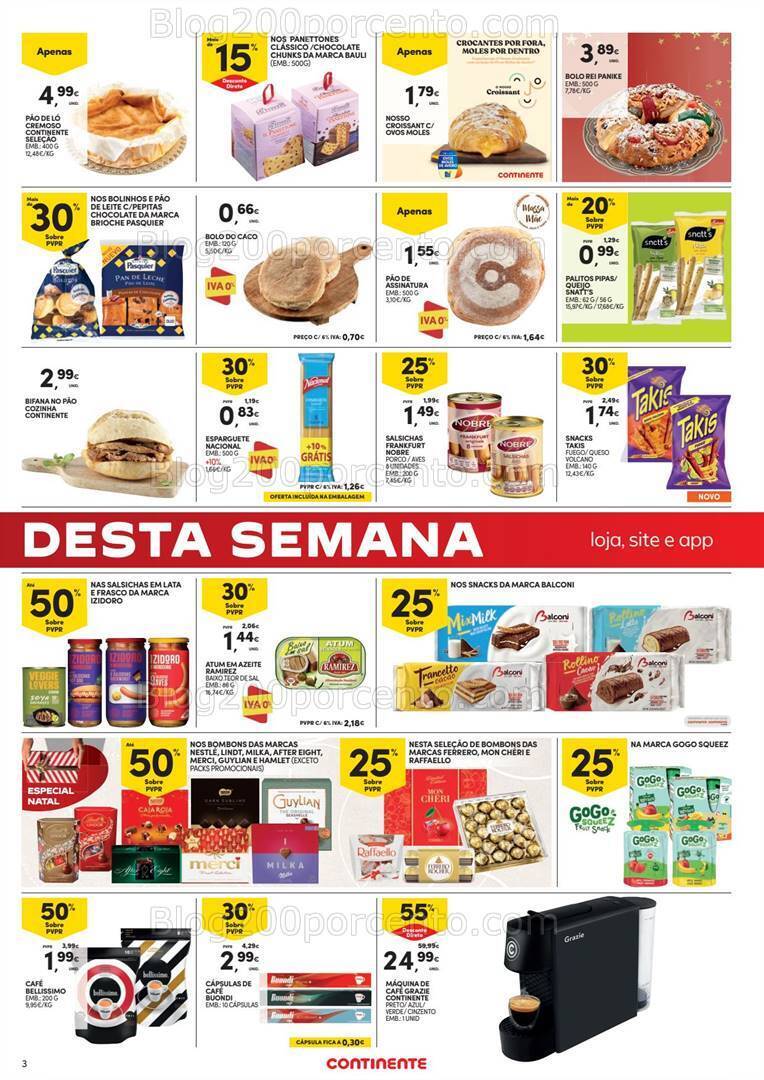 Antevisão Folheto CONTINENTE Promoções Fim de Semana - 17 a 20 novembro