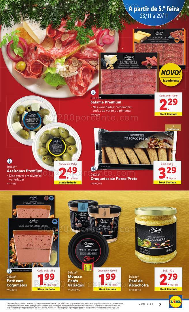 Antevisão Folheto LIDL Promoções de 23 a 29 novembro