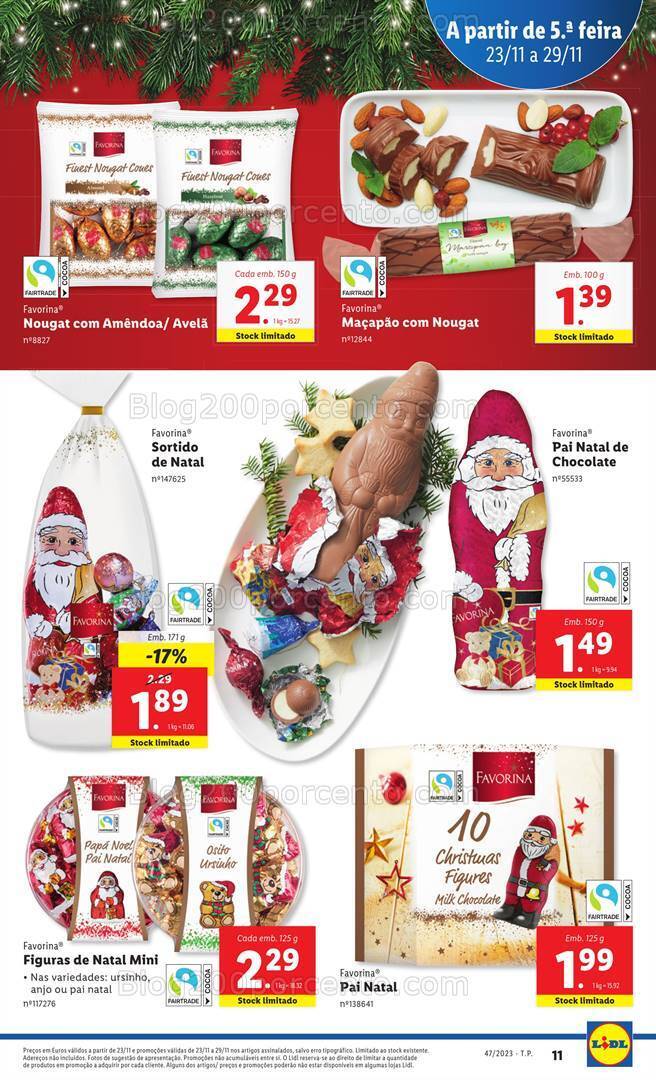 Antevisão Folheto LIDL Promoções de 23 a 29 novembro