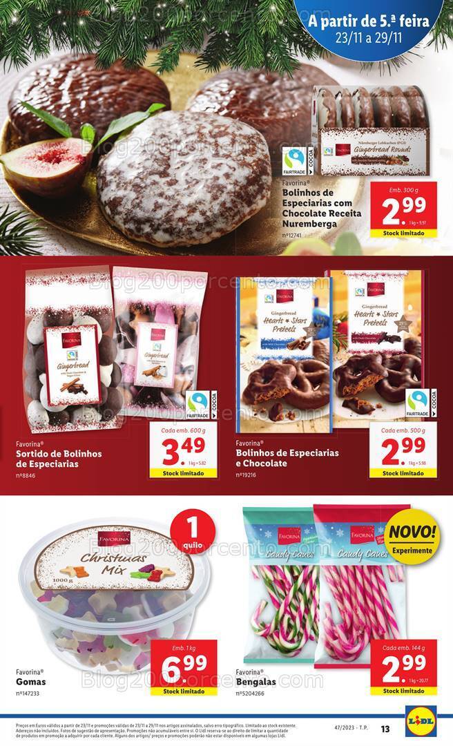 Antevisão Folheto LIDL Promoções de 23 a 29 novembro