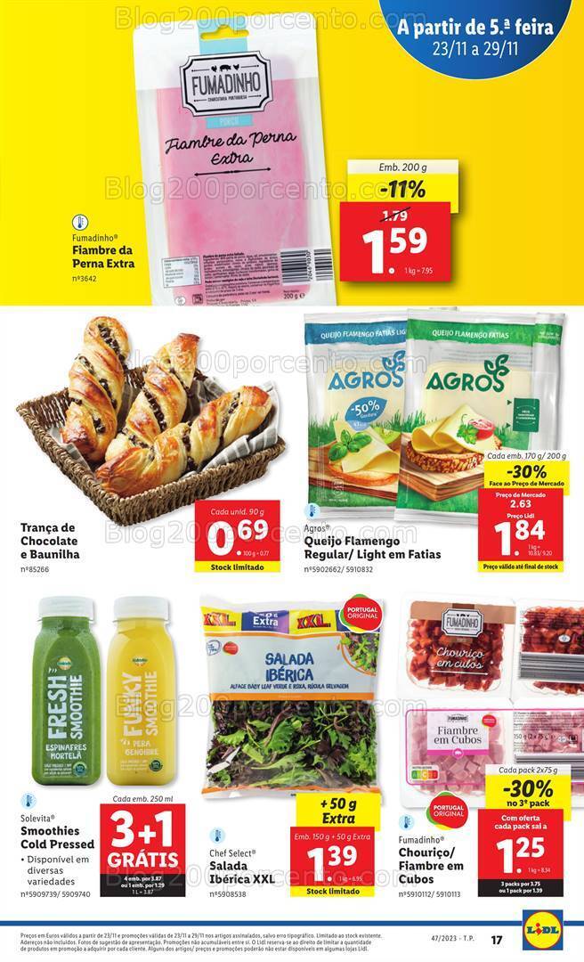 Antevisão Folheto LIDL Promoções de 23 a 29 novembro