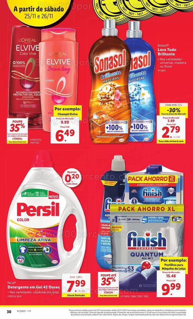 Antevisão Folheto LIDL Promoções Fim de Semana - 25 e 26 novembro