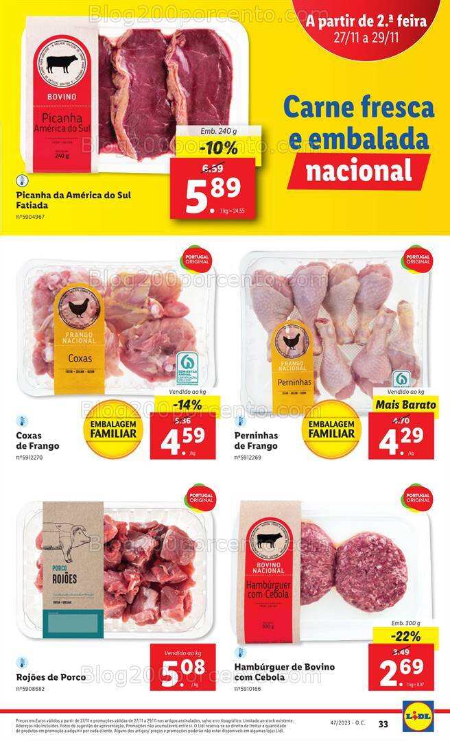 Antevisão Folheto LIDL Promoções de 23 a 29 novembro
