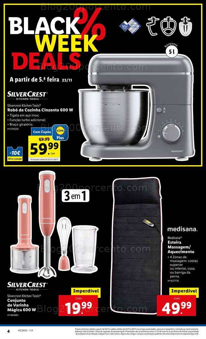 Antevisão Folheto LIDL Bazar Promoções a partir de 23 novembro