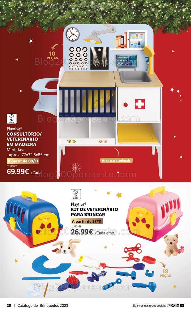 Antevisão Folheto LIDL Brinquedos de Natal Promoções de 9 novembro a 24 dezembro
