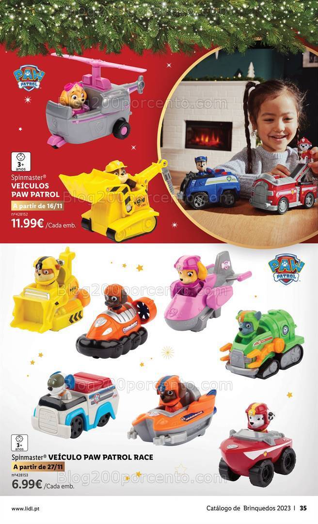 Antevisão Folheto LIDL Brinquedos de Natal Promoções de 9 novembro a 24 dezembro