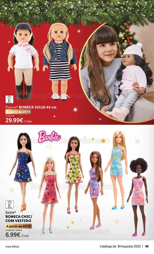 Antevisão Folheto LIDL Brinquedos de Natal Promoções de 9 novembro a 24 dezembro