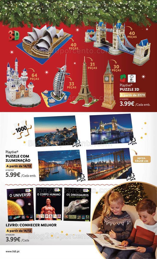 Antevisão Folheto LIDL Brinquedos de Natal Promoções de 9 novembro a 24 dezembro
