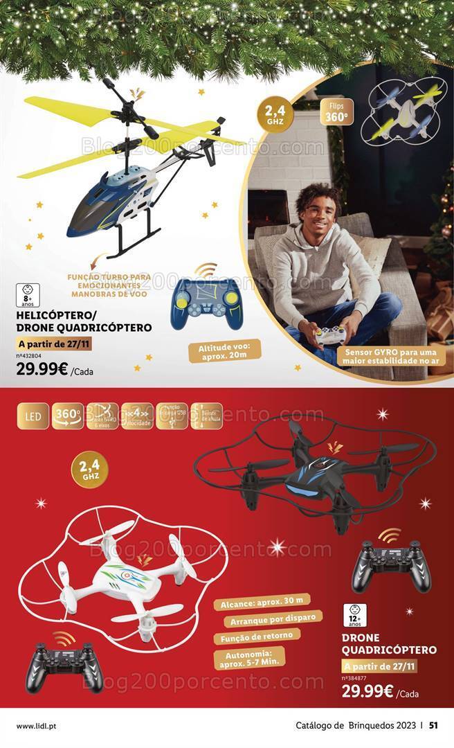 Antevisão Folheto LIDL Brinquedos de Natal Promoções de 9 novembro a 24 dezembro