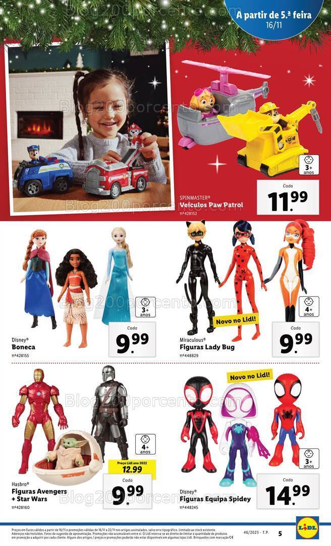 Antevisão Folheto LIDL Bazar Promoções de 16 a 22 novembro
