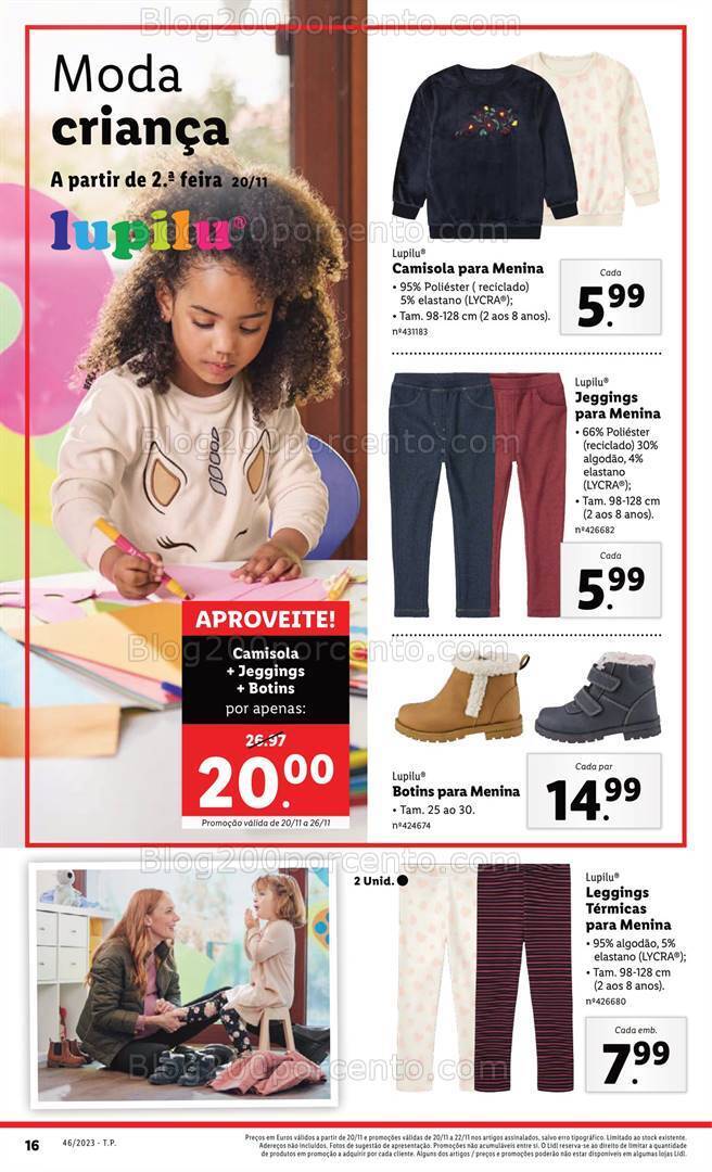 Antevisão Folheto LIDL Bazar Promoções de 16 a 22 novembro