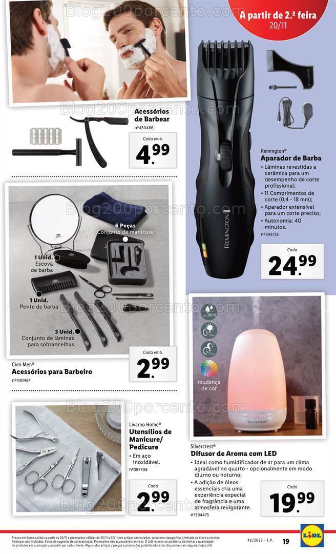 Antevisão Folheto LIDL Bazar Promoções de 16 a 22 novembro